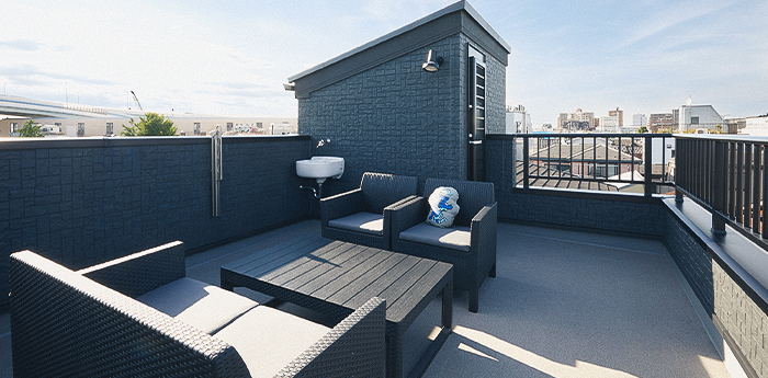 趣味スペースを大切にした仲良し家族の家