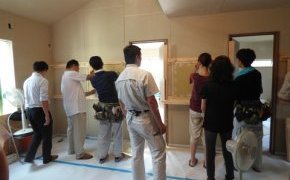 現場勉強会、木工事完了編
