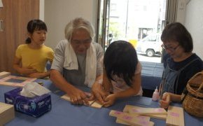 見学会と木工教室