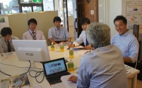 重兵衛さん来社