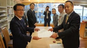 東京ガス様との調印式