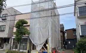 猛暑の上棟作業