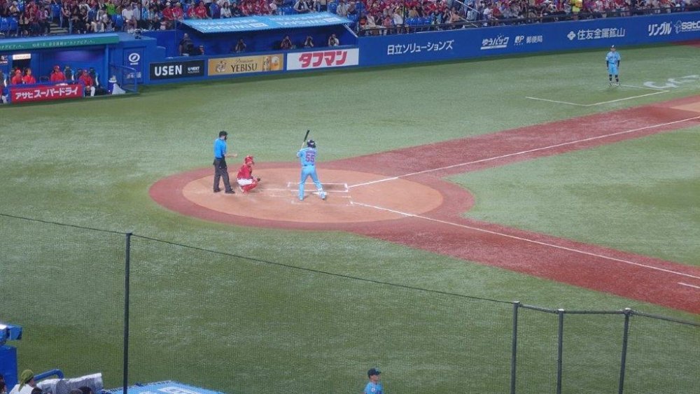 村上選手の打席