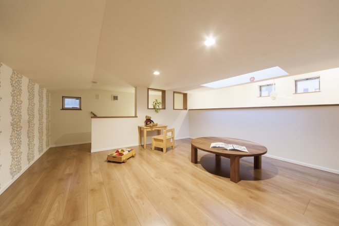 階段で上がるロフト