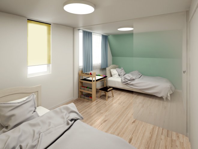 ３階　フレキシブルな子ども空間