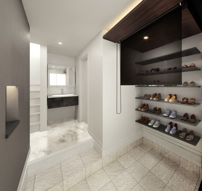 １階　動線を重視した快適設計