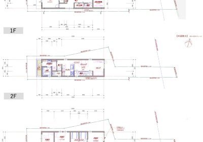 敷地11坪、間取り4LDKの3階建て