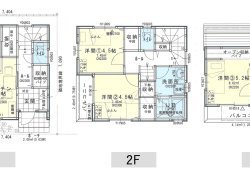 敷地15坪、間取り３LDKの３階建て