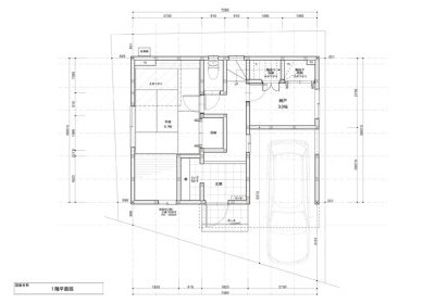 敷地22坪の間取り4LDKの狭小住宅