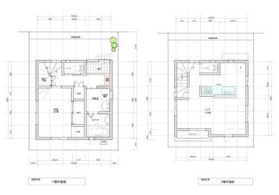 敷地16坪の間取り3LDKの二世帯住宅