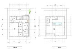敷地16坪の間取り3LDKの二世帯住宅