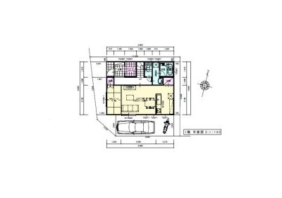 敷地32坪の間取り3LDKの2階建て