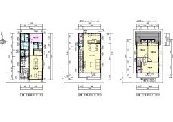 敷地29坪の間取り4LDKの3階建て