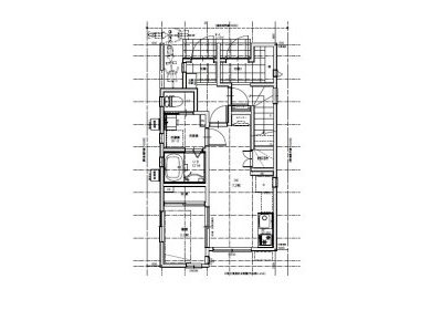 敷地17坪の間取り3LDKの3階建て