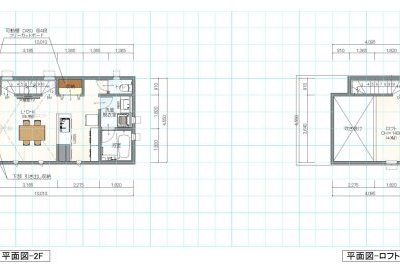 敷地19坪の間取り3LDKの2階建て