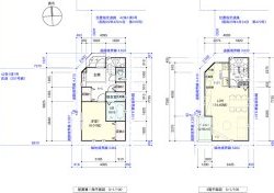 敷地13坪の間取り3LDKの狭小住宅