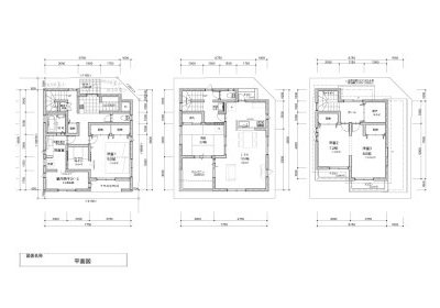 敷地29坪の間取り4LDKの3階建て
