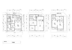 敷地29坪の間取り4LDKの3階建て