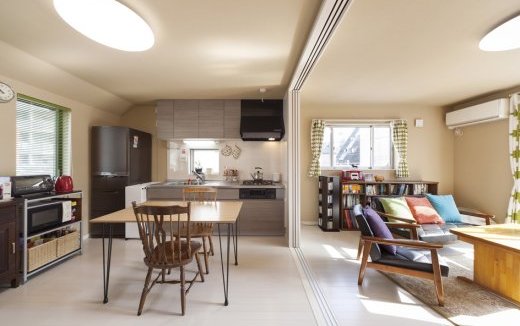 こだわりの外観とオープンスタイルのLDK