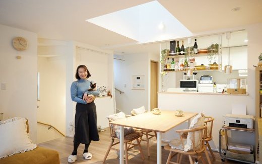 お手本はモデルハウス。同等の敷地で実現したゆったりハウス